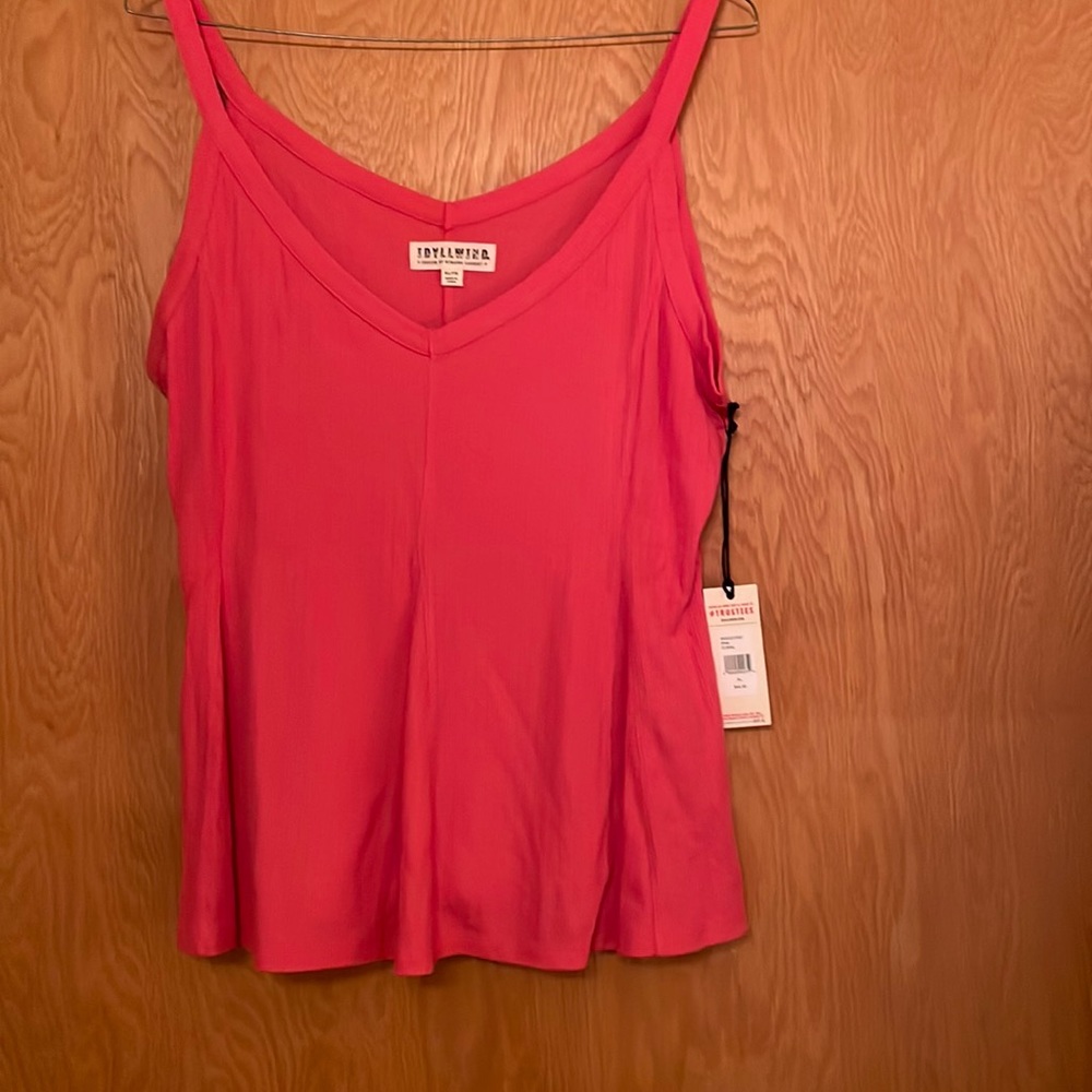 IDYLLWIND coral sleeveless tank top NWT